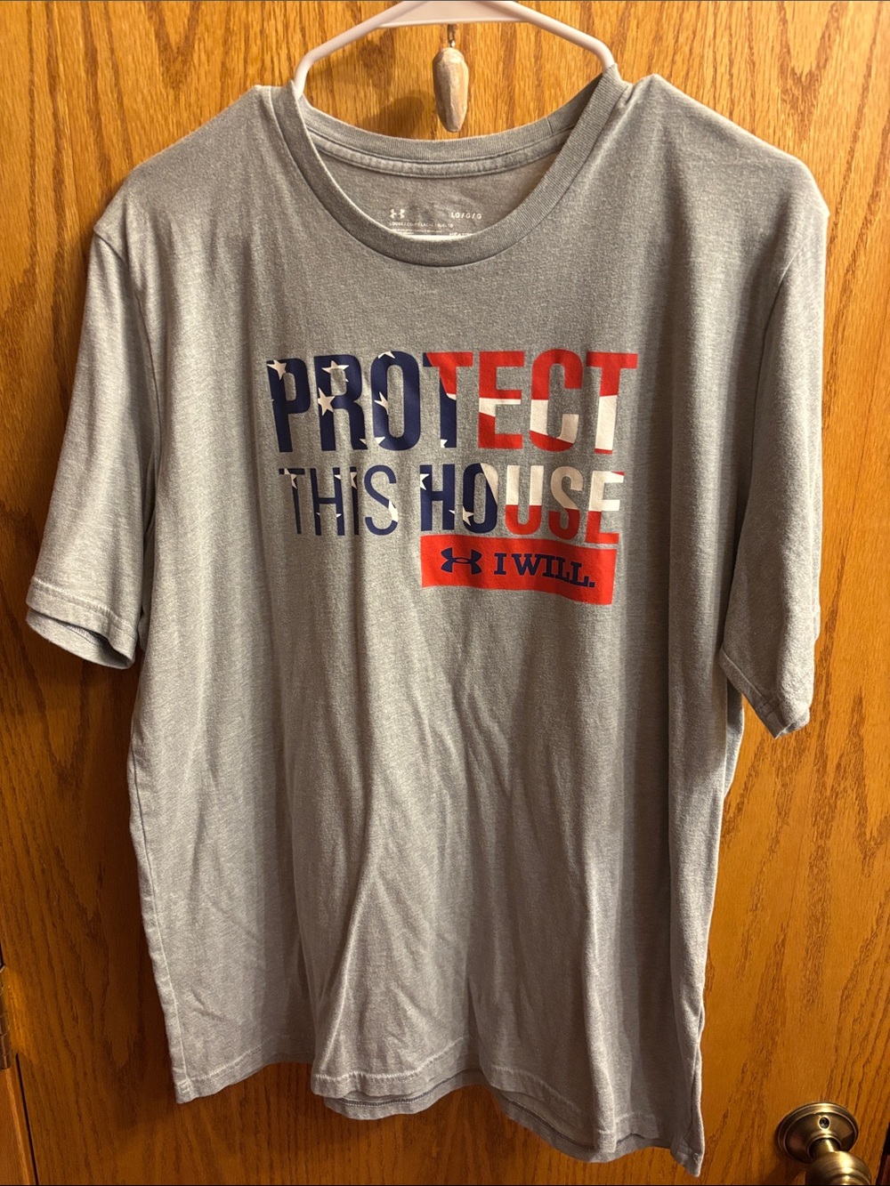 Under Armour Men’s Gray 'Protect This House' Performance T-Shirt